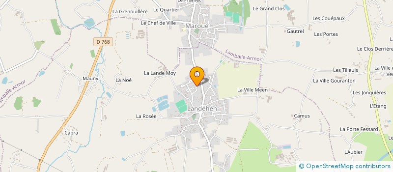 localisation de l'entreprise MONSIEUR ANTHONY CLEMENT  LANDEHEN