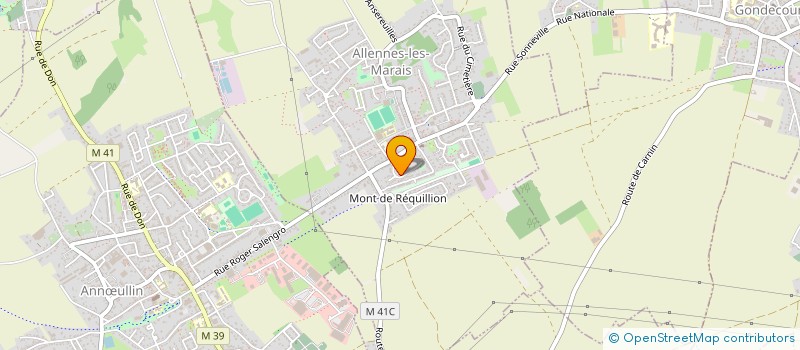 localisation de l'entreprise MONSIEUR ANTHONY CLODET  ALLENNES-LES-MARAIS