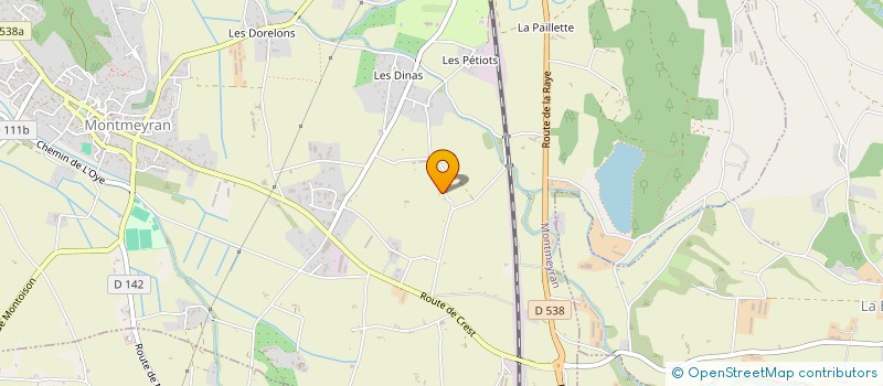 localisation de l'entreprise MONSIEUR ANTHONY CLOT  MONTMEYRAN