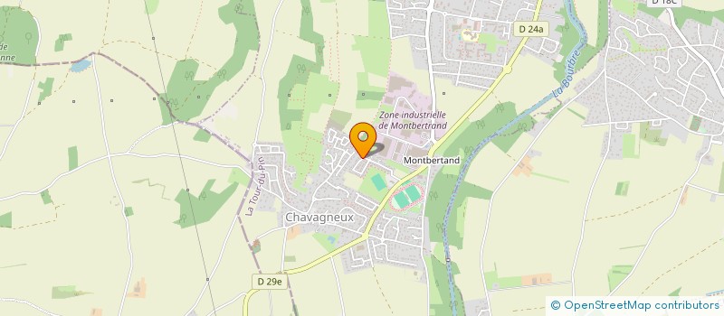 localisation de l'entreprise MONSIEUR ANTHONY CLUZEL  CHARVIEU-CHAVAGNEUX