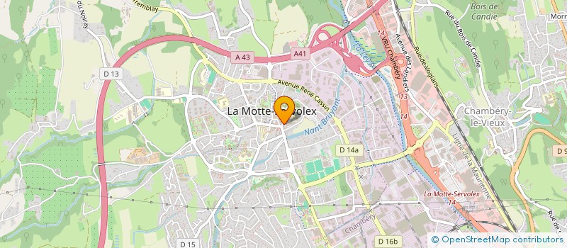 localisation de l'entreprise MONSIEUR ANTHONY COGNIAUX à LA MOTTE-SERVOLEX