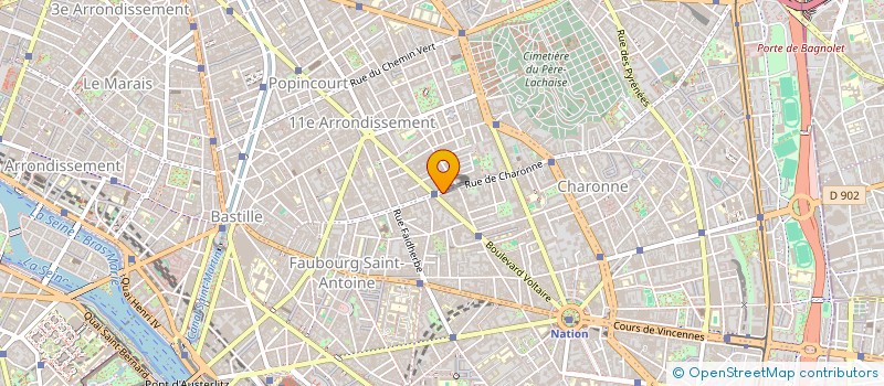 localisation de l'entreprise MONSIEUR ANTHONY COHEN  PARIS