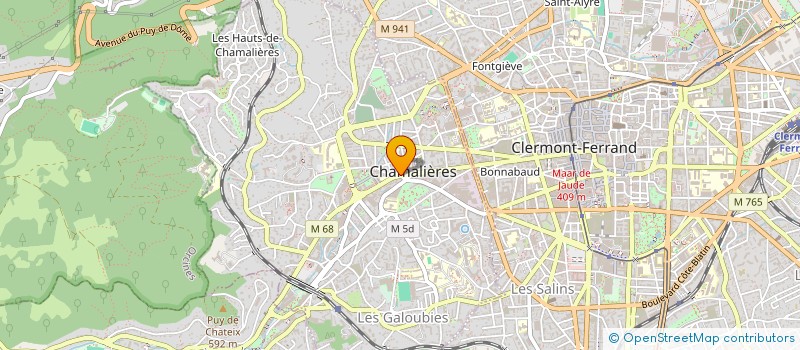 localisation de l'entreprise MONSIEUR ANTHONY COHENDY  CHAMALIERES