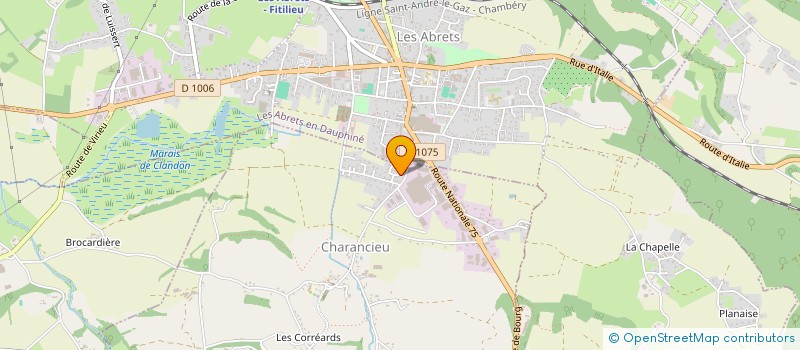 localisation de l'entreprise MONSIEUR ANTHONY COLEON  CHARANCIEU