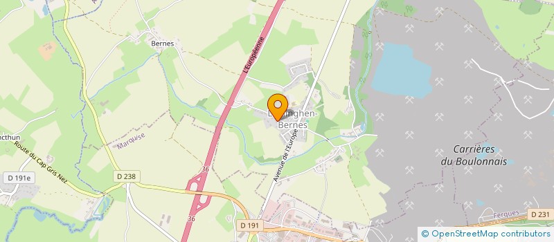 localisation de l'entreprise MONSIEUR ANTHONY COLLET  LEULINGHEN-BERNES