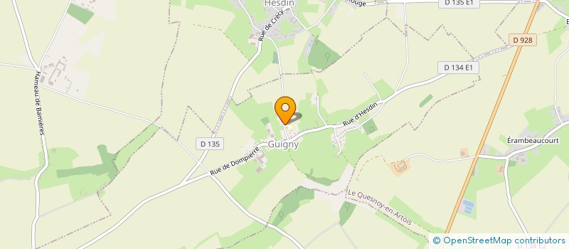 localisation de l'entreprise MONSIEUR ANTHONY COLLIEZ  GUIGNY