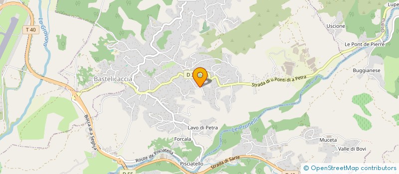 localisation de l'entreprise MONSIEUR ANTHONY COLLOMBET  BASTELICACCIA