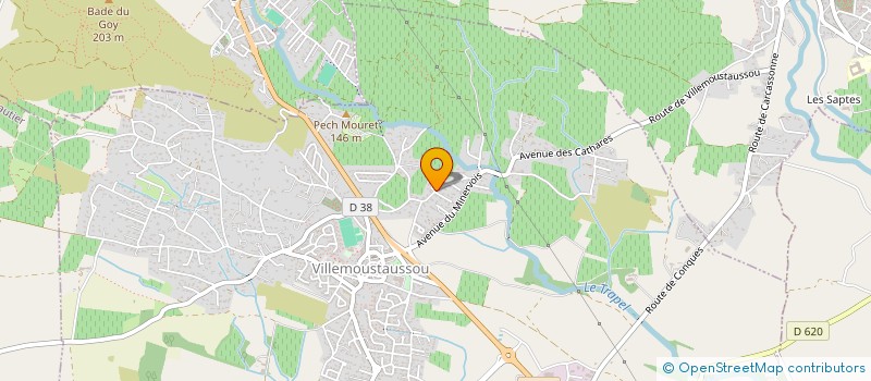 localisation de l'entreprise MONSIEUR ANTHONY COLS  VILLEMOUSTAUSSOU