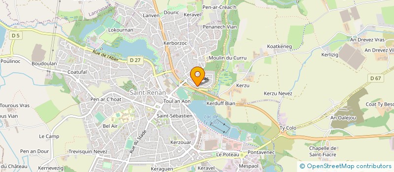 localisation de l'entreprise MONSIEUR ANTHONY COMBEAU  SAINT-RENAN