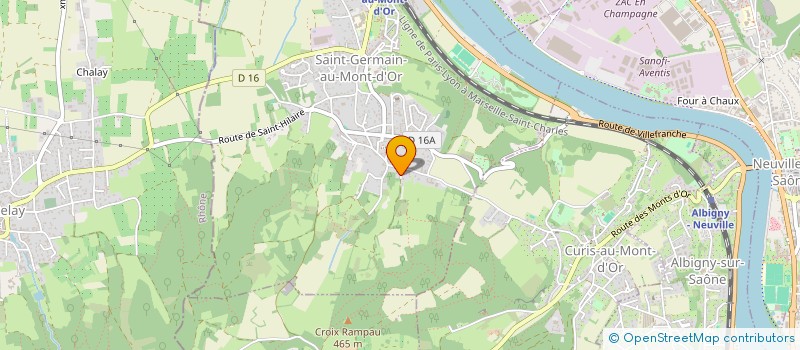 localisation de l'entreprise MONSIEUR ANTHONY COMBY  SAINT-GERMAIN-AU-MONT-D'OR