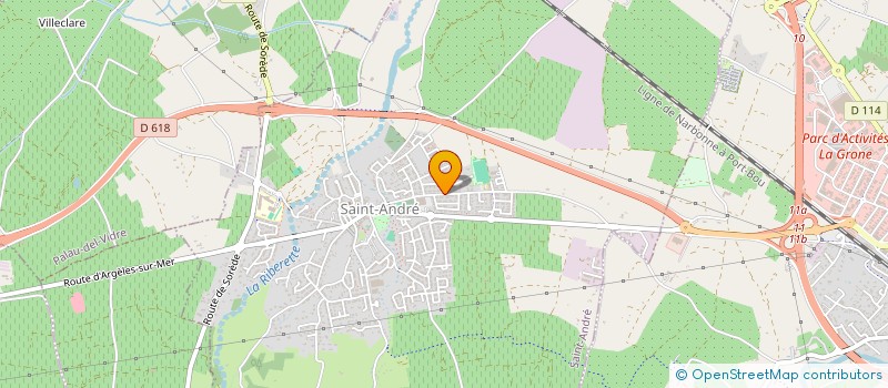 localisation de l'entreprise MONSIEUR ANTHONY COMMES  SAINT-ANDRE