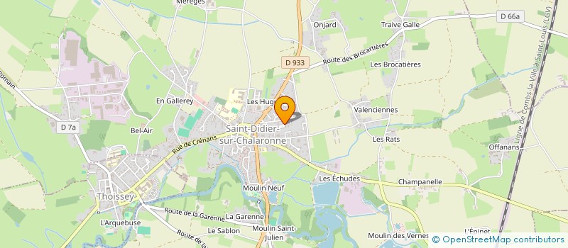 localisation de l'entreprise MONSIEUR ANTHONY CONDOLUCI à SAINT-DIDIER-SUR-CHALARONNE