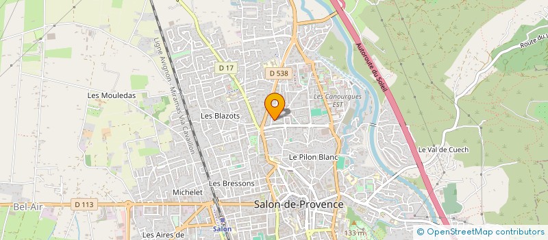 localisation de l'entreprise MONSIEUR ANTHONY CONIGLIO  SALON-DE-PROVENCE