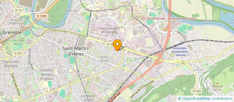 localisation de l'entreprise MONSIEUR ANTHONY CONIGLIO à SAINT-MARTIN-D'HERES