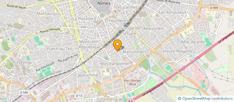 localisation de l'entreprise MONSIEUR ANTHONY CONTU  NIMES