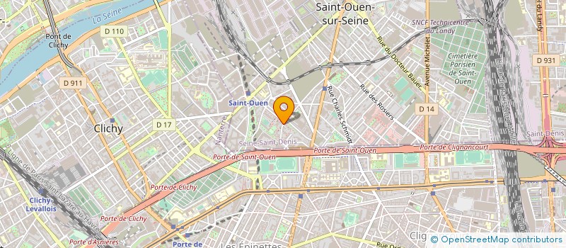 localisation de l'entreprise MONSIEUR ANTHONY COPIGNEAUX à SAINT-OUEN-SUR-SEINE