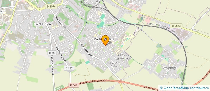 localisation de l'entreprise MONSIEUR ANTHONY COPIN à CAMBRAI