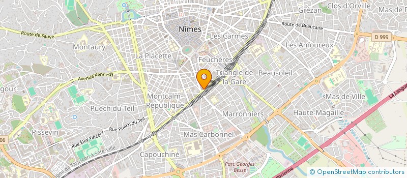 localisation de l'entreprise MONSIEUR ANTHONY COPPENS  NIMES