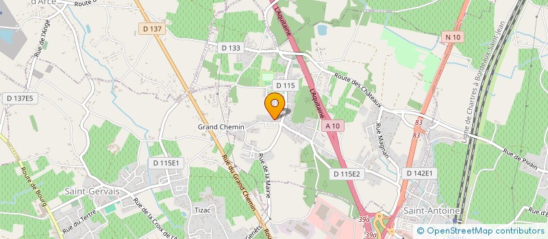 localisation de l'entreprise MONSIEUR ANTHONY CORDES  VIRSAC