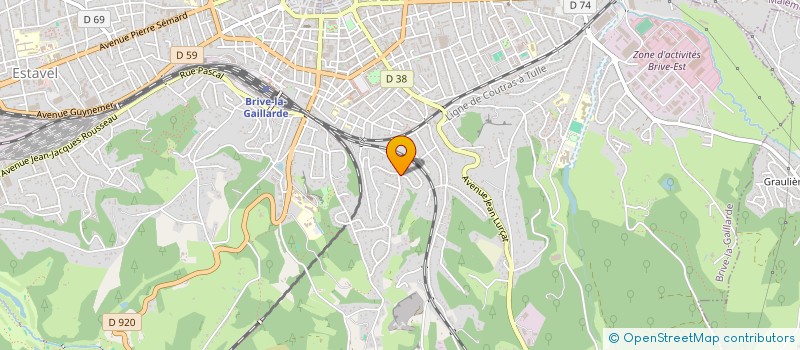 localisation de l'entreprise MONSIEUR ANTHONY CORDIER  BRIVE-LA-GAILLARDE