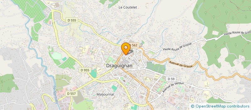 localisation de l'entreprise MONSIEUR ANTHONY CORGNET  DRAGUIGNAN