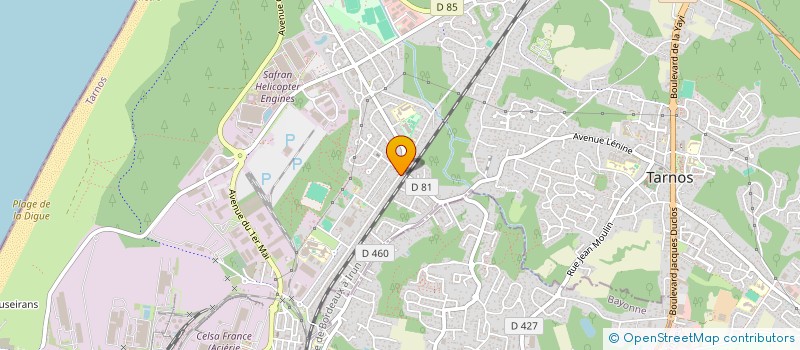 localisation de l'entreprise MONSIEUR ANTHONY CORIC  TARNOS