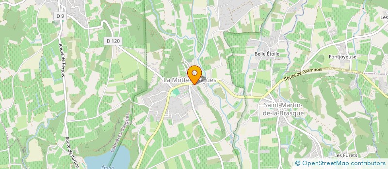 localisation de l'entreprise MONSIEUR ANTHONY CORON  LA MOTTE-D'AIGUES