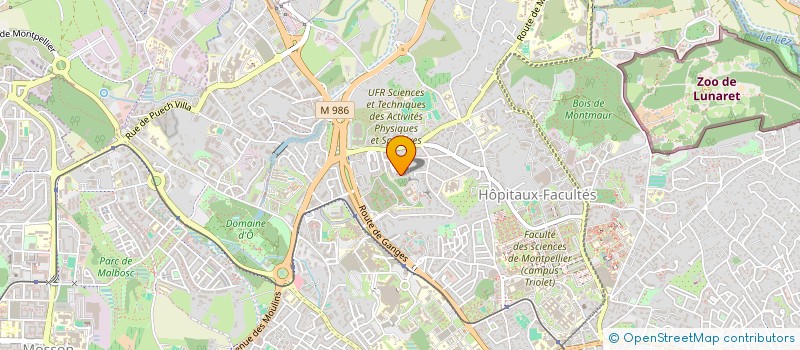 localisation de l'entreprise MONSIEUR ANTHONY CORRAL à MONTPELLIER
