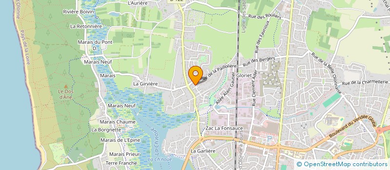 localisation de l'entreprise MONSIEUR ANTHONY CORREIA à LES SABLES-D'OLONNE