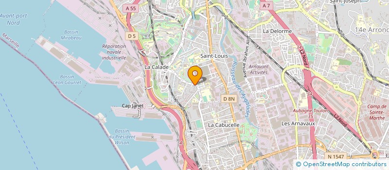 localisation de l'entreprise MONSIEUR ANTHONY CORTES à MARSEILLE
