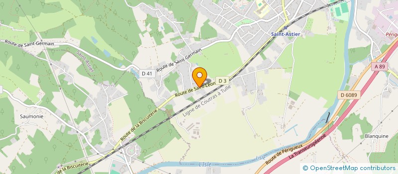 localisation de l'entreprise MONSIEUR ANTHONY COSTA  SAINT-ASTIER