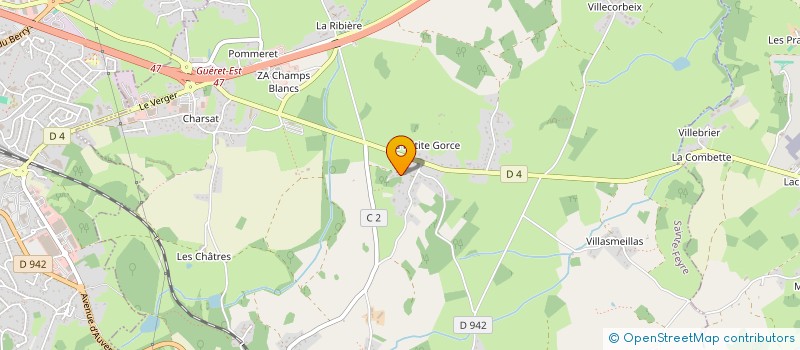localisation de l'entreprise MONSIEUR ANTHONY COTTAZ à SAINTE-FEYRE