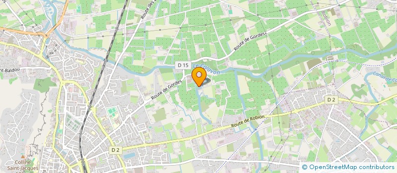 localisation de l'entreprise MONSIEUR ANTHONY COUGET  GRAVESON