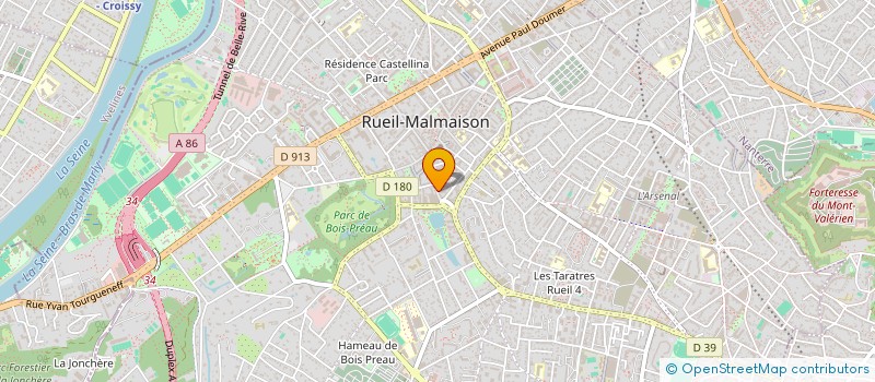 localisation de l'entreprise MONSIEUR ANTHONY COULAIS à RUEIL-MALMAISON
