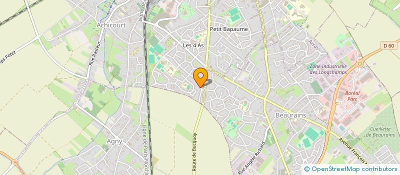 localisation de l'entreprise MONSIEUR ANTHONY COUPEZ  ACHICOURT