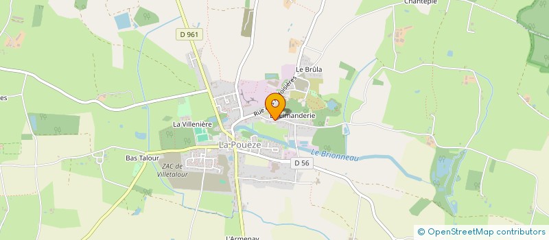 localisation de l'entreprise MONSIEUR ANTHONY COURANT  ERDRE-EN-ANJOU