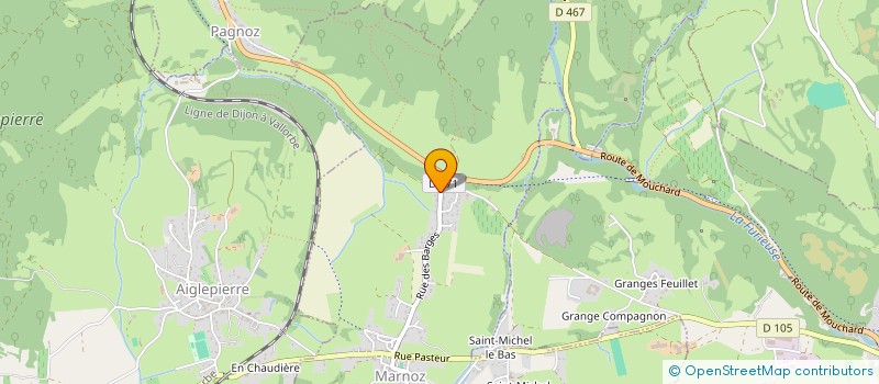 localisation de l'entreprise MONSIEUR ANTHONY COURDIER  MARNOZ