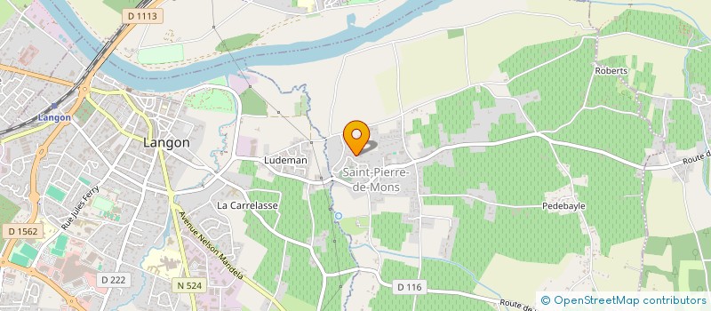 localisation de l'entreprise MONSIEUR ANTHONY COURTIN  SAINT-PIERRE-DE-MONS