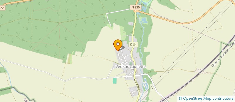 localisation de l'entreprise MONSIEUR ANTHONY COURTOIS  VER-SUR-LAUNETTE