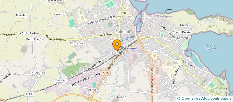localisation de l'entreprise MONSIEUR ANTHONY COUSIN à PAIMPOL