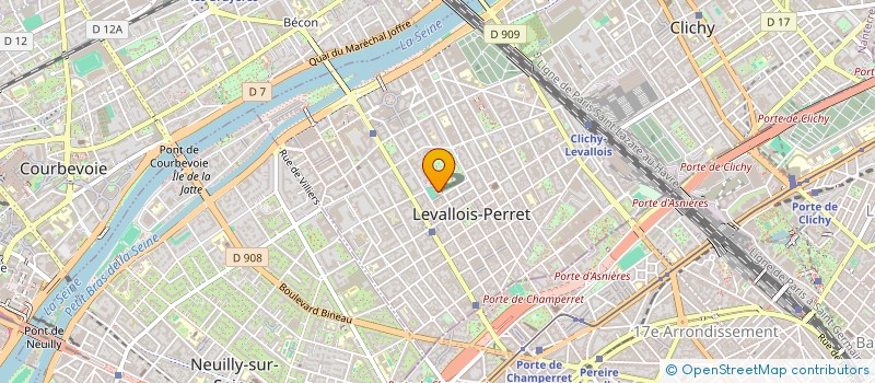 localisation de l'entreprise MONSIEUR ANTHONY COUTANT à LEVALLOIS-PERRET