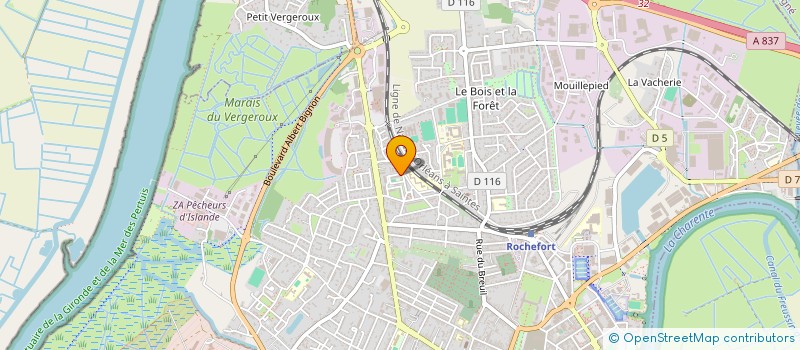 localisation de l'entreprise MONSIEUR ANTHONY CREMOIS  ROCHEFORT