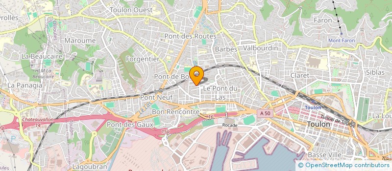 localisation de l'entreprise MONSIEUR ANTHONY CREPET  TOULON