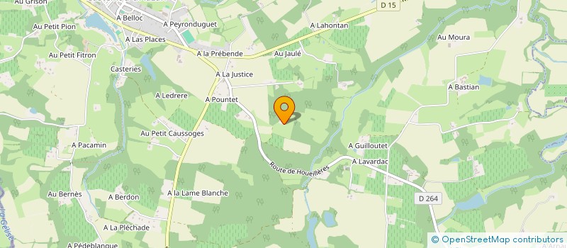 localisation de l'entreprise MONSIEUR ANTHONY CROCQ à CASTELNAU D'AUZAN LABARRERE