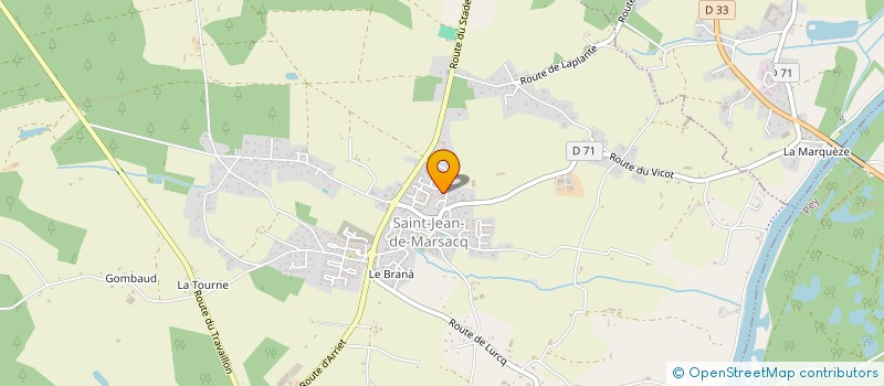 localisation de l'entreprise MONSIEUR ANTHONY CROS  SAINT-JEAN-DE-MARSACQ