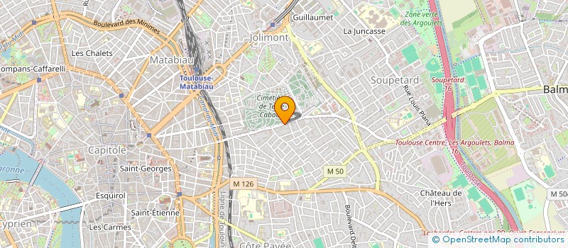 localisation de l'entreprise MONSIEUR ANTHONY CULTIAUX à TOULOUSE