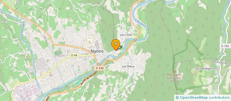 localisation de l'entreprise MONSIEUR ANTHONY CUNTIGH à NYONS