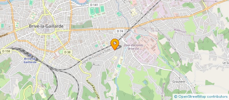 localisation de l'entreprise MONSIEUR ANTHONY CURE  BRIVE-LA-GAILLARDE