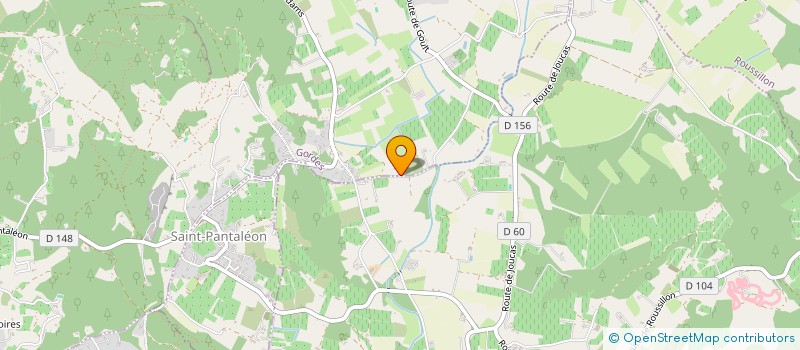 localisation de l'entreprise MONSIEUR ANTHONY CUTUGNO  GORDES