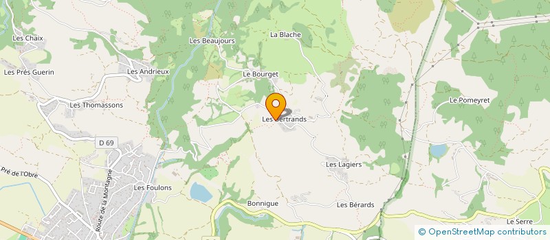 localisation de l'entreprise MONSIEUR ANTHONY DA COSTA  CHORGES